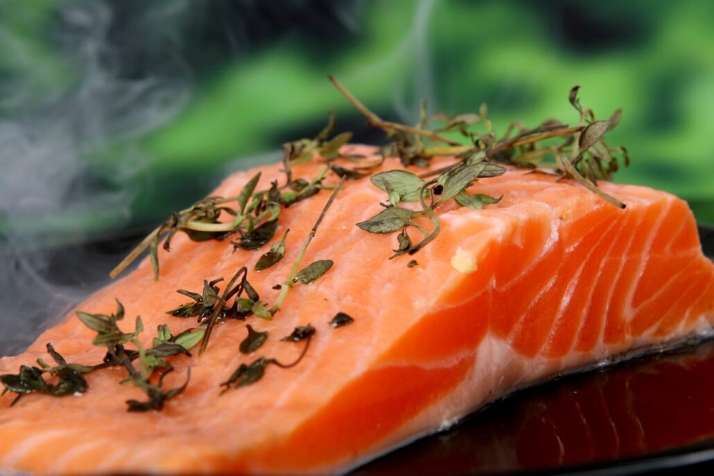 salmón dieta