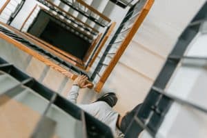 escaleras día mundial de la columna vertebral