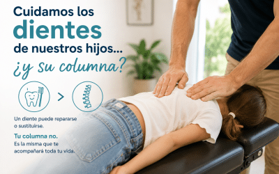 Cuidamos los dientes de nuestros hijos… ¿y su columna?